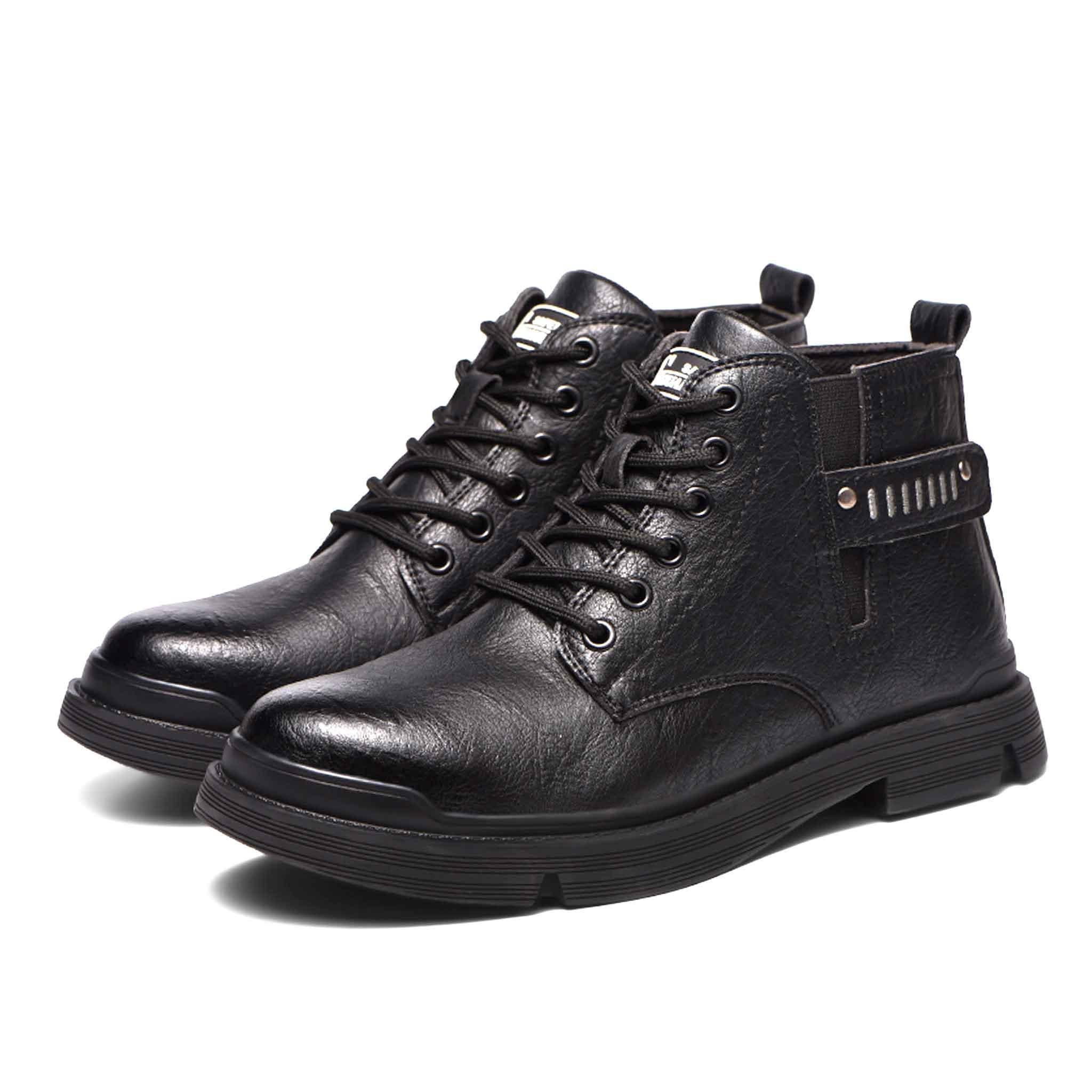 Men's Steel Toe Work Boots - Slip Resistant | B183 - USINE PRO Footwear