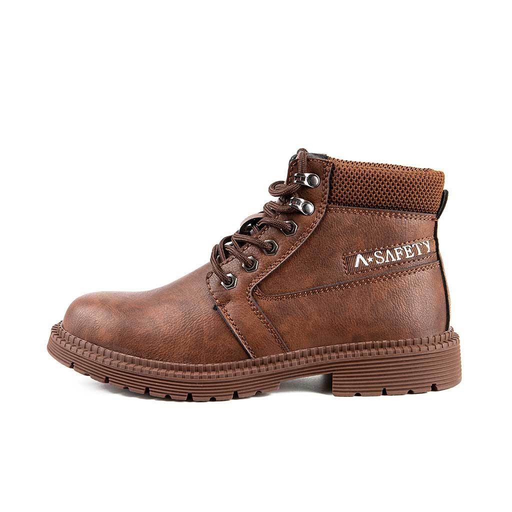 Women's 6" Steel Toe Boots - Rubber Sole | B079 - USINE PRO Footwear