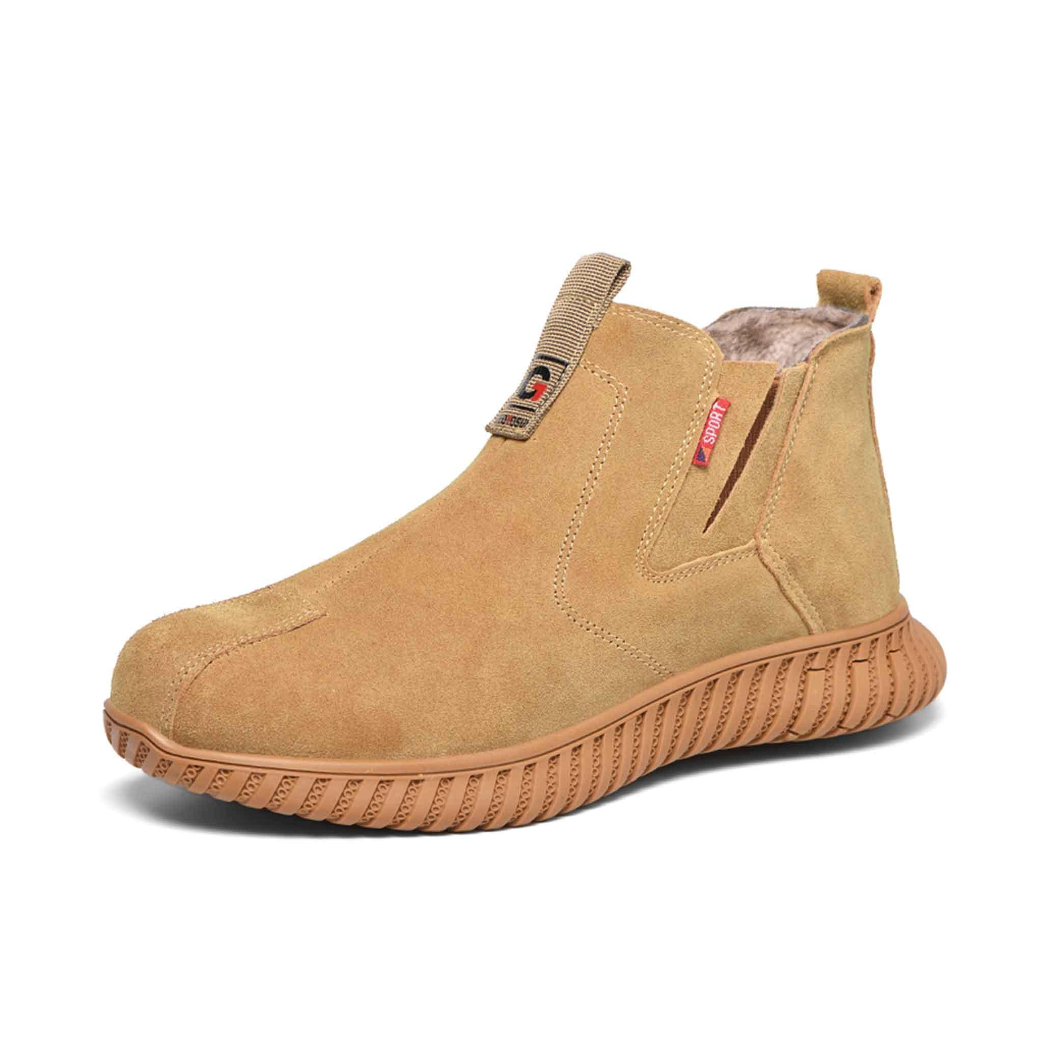 Women's Steel Toe Chelsea Boots - Fleece lined | B172 - USINE PRO Footwear