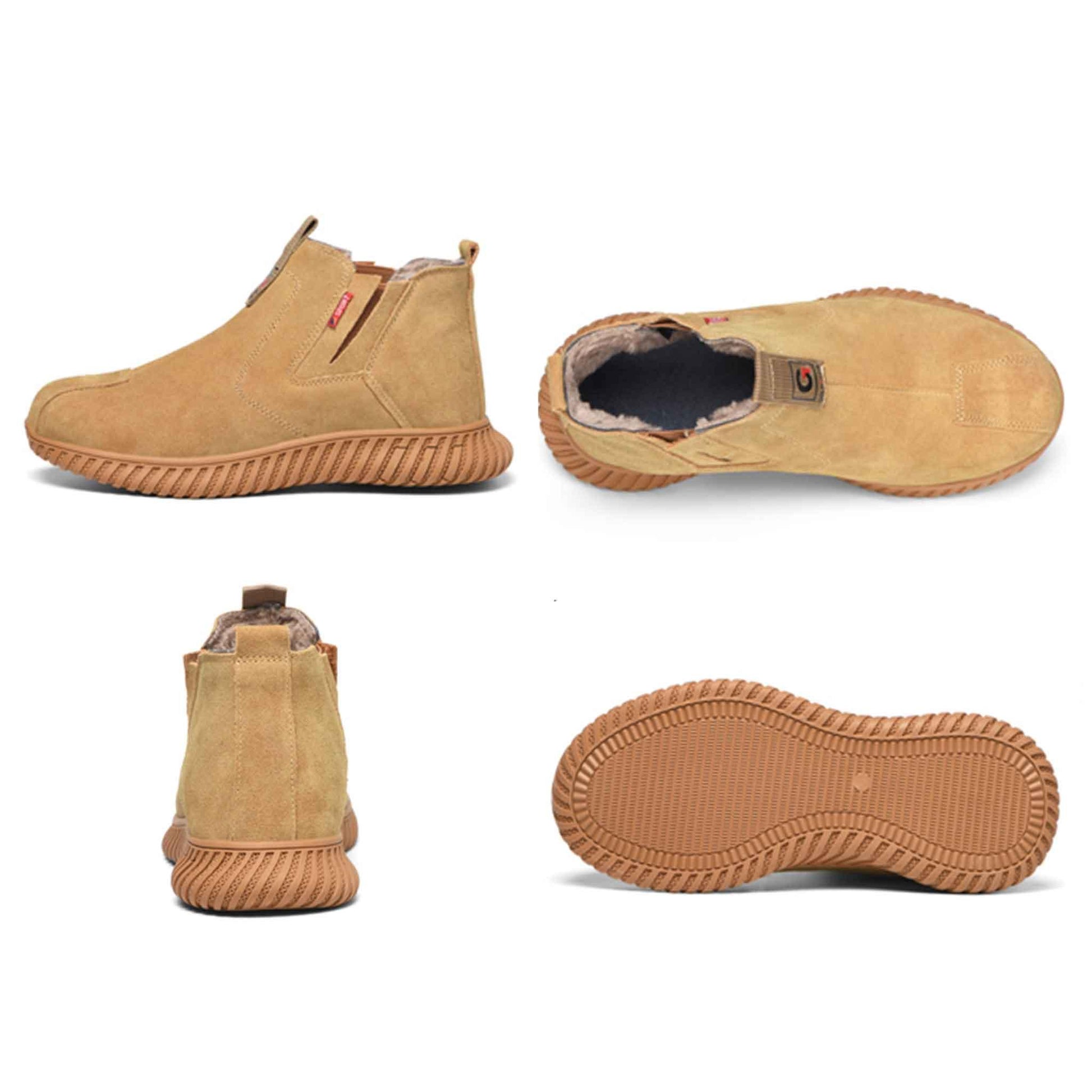 Women's Steel Toe Chelsea Boots - Fleece lined | B172 - USINE PRO Footwear
