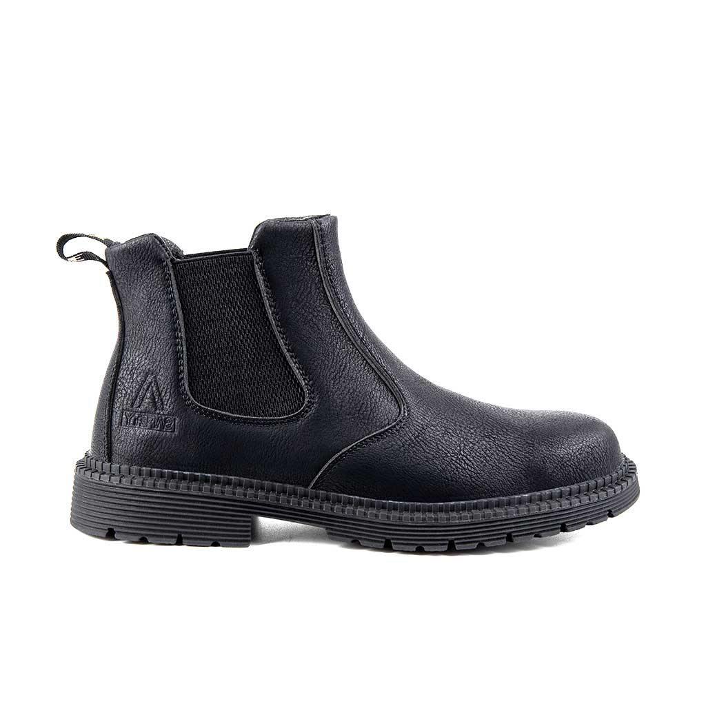 Women's Steel Toe Chelsea Boots - Rubber Sole | B071 - USINE PRO Footwear