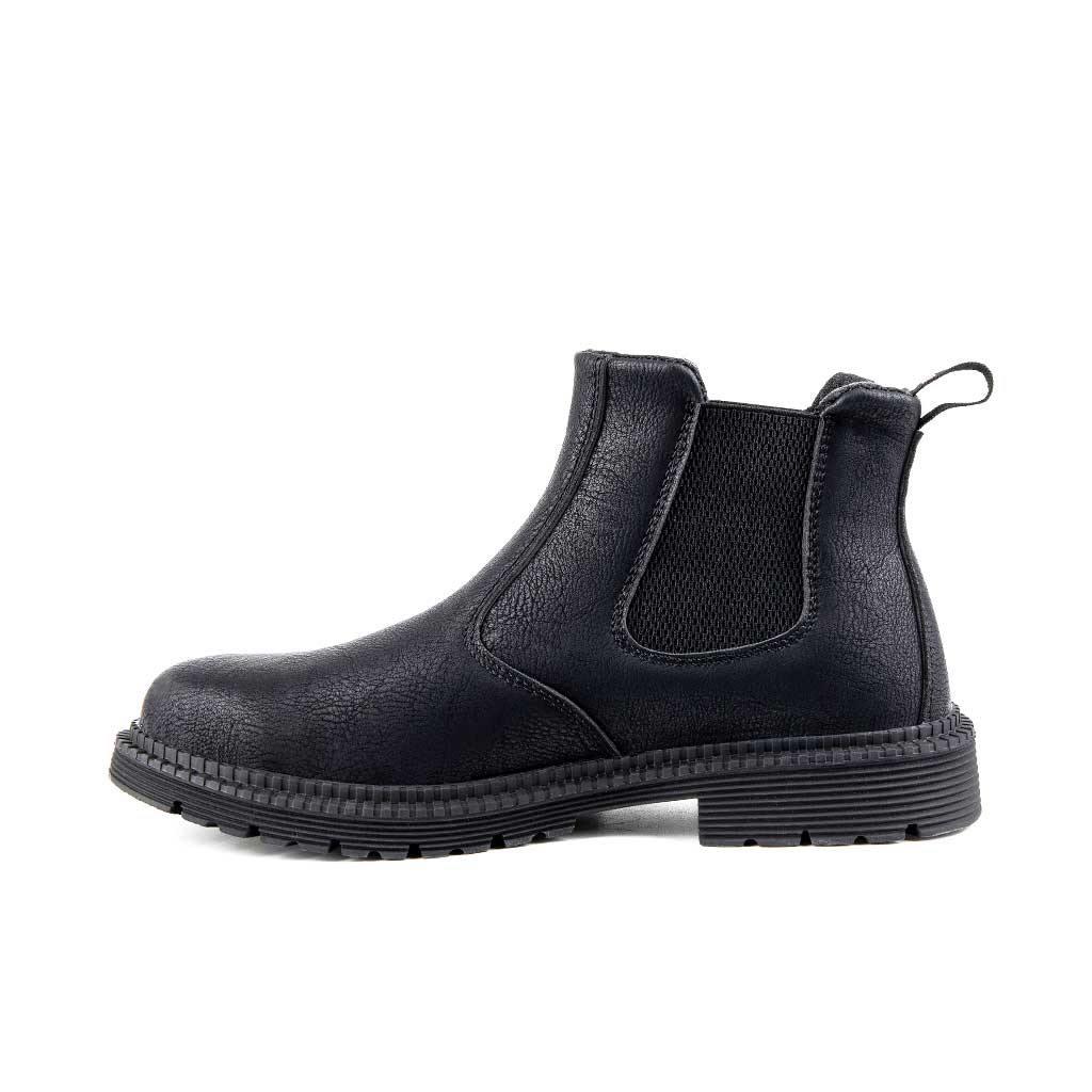 Women's Steel Toe Chelsea Boots - Rubber Sole | B071 - USINE PRO Footwear