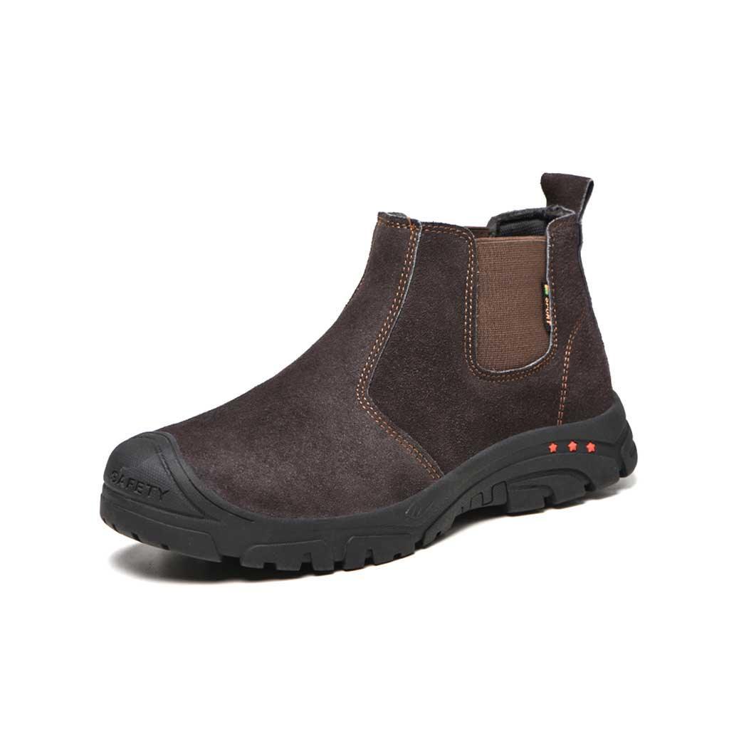 Women's Steel Toe Chelsea Boots - Slip Resistant | B099 - USINE PRO Footwear