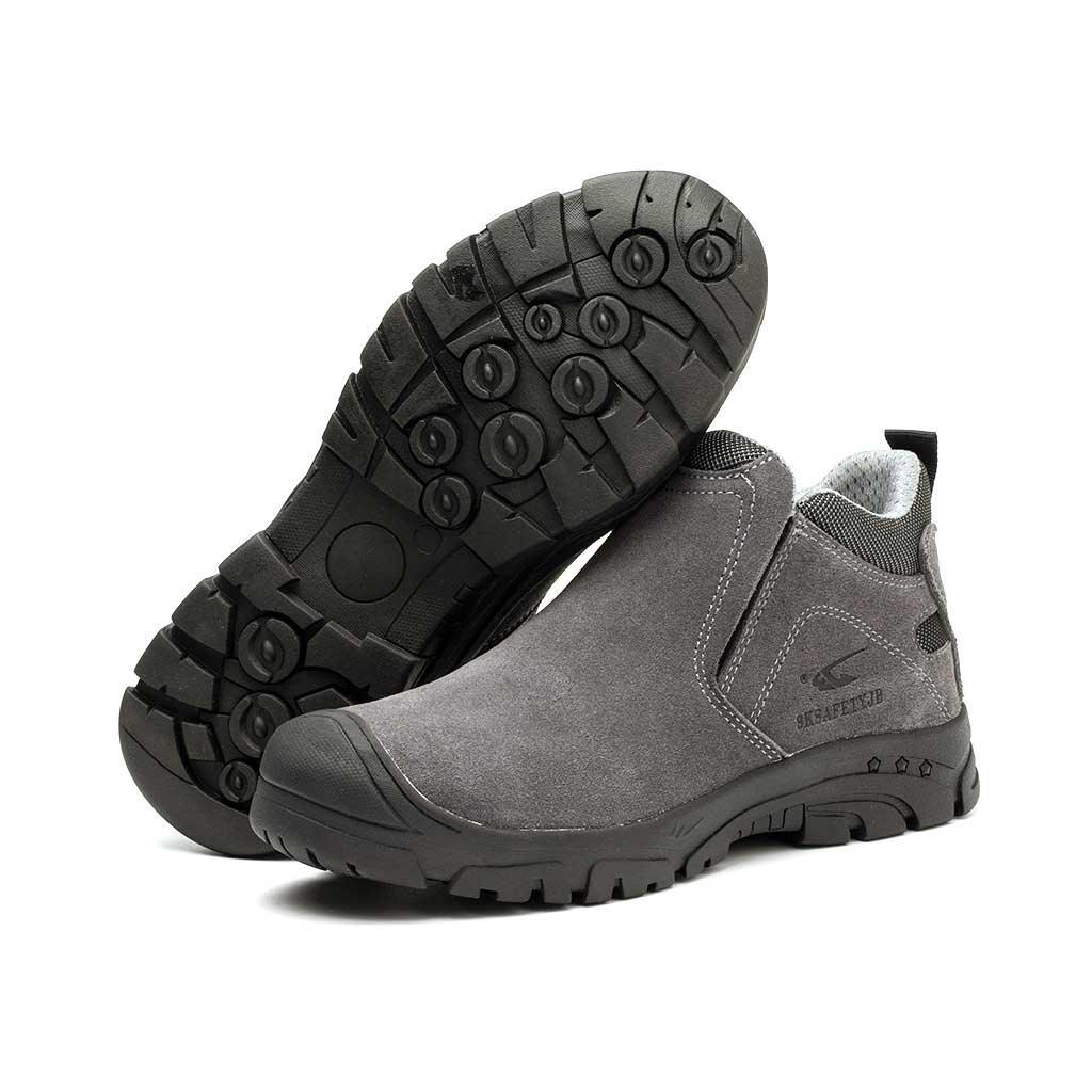 Women's Steel Toe Welding Boots - Rubber Sole | B112 - USINE PRO Footwear