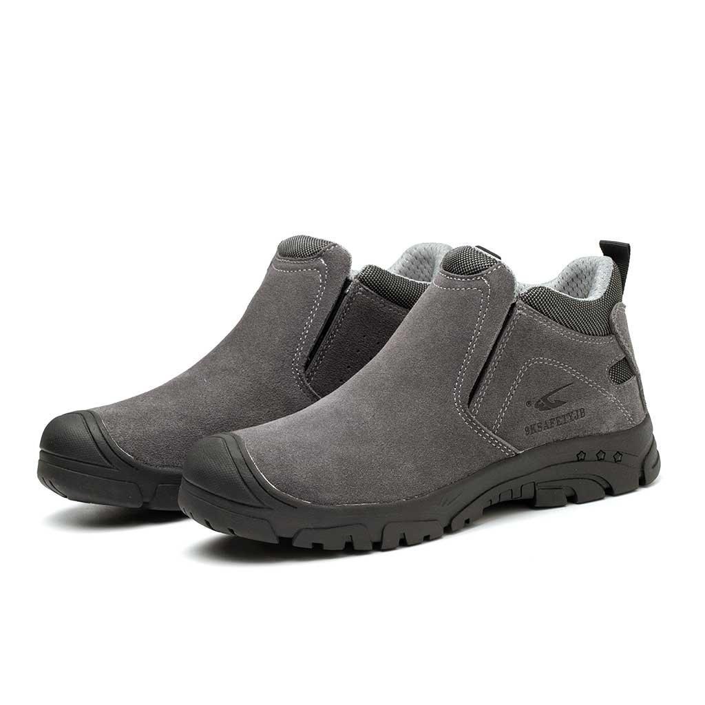 Women's Steel Toe Welding Boots - Rubber Sole | B112 - USINE PRO Footwear